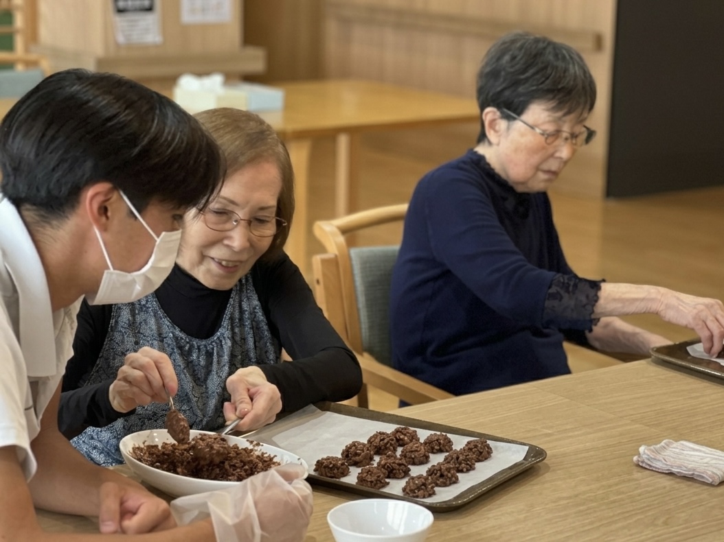 旭丘高校の生徒さんと一緒に!